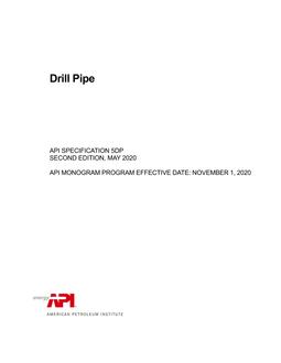 API Spec 5DP PDF