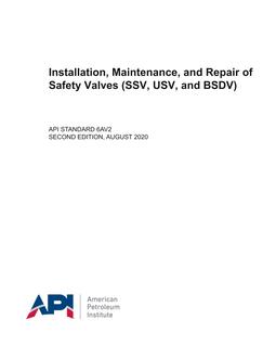 API Std 6AV2 PDF