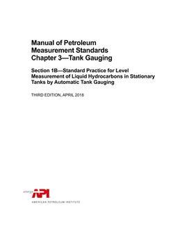 API MPMS Chapter 3.1B PDF