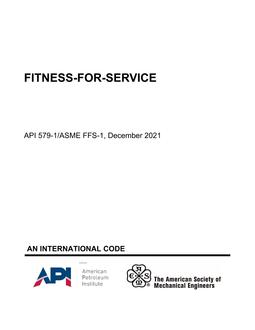 API RP 579-1 / ASME FFS-1 PDF