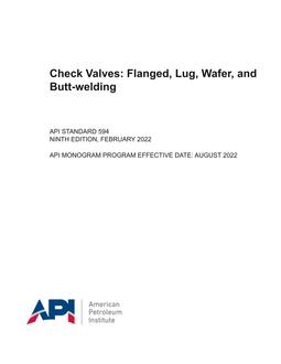 API Std 594 PDF