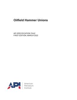 API Spec 7HU2 PDF