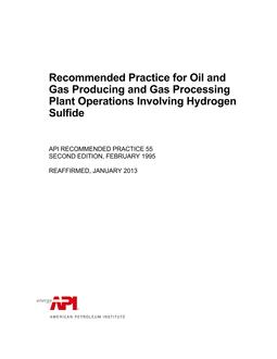 API RP 55 (R2013) PDF