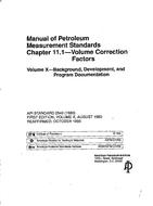 API MPMS Chapter 11.1-Volume X PDF