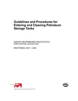 API RP 2016 (R2006) PDF