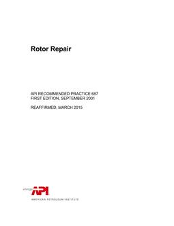 API RP 687 (R2015) PDF