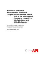 API MPMS Chapter 15 (R2015) PDF