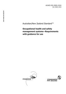 AS/NZS ISO 45001 PDF