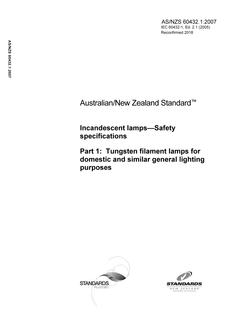 AS/NZS 60432.1 PDF