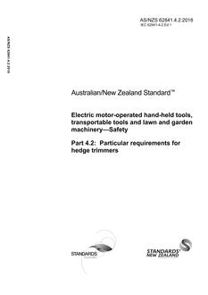 AS/NZS 62841.4.2 PDF