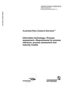 AS/NZS ISO/IEC 33004 PDF