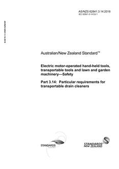 AS/NZS 62841.3.14 PDF