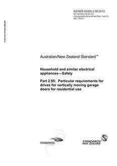 AS/NZS 60335.2.95:2012 PDF