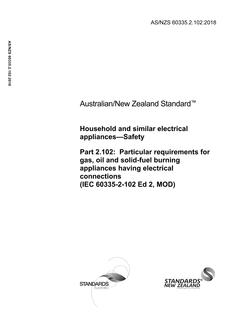 AS/NZS 60335.2.102 PDF