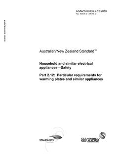 AS/NZS 60335.2.12 PDF