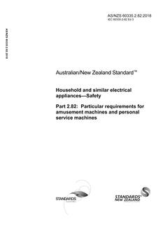 AS/NZS 60335.2.82 PDF