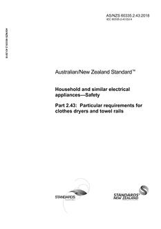 AS/NZS 60335.2.43 PDF