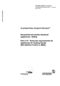 AS/NZS 60335.2.15:2013 PDF