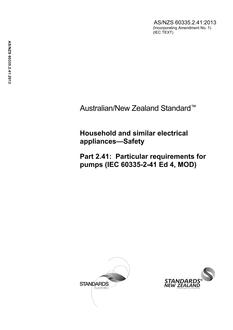 AS/NZS 60335.2.41 PDF