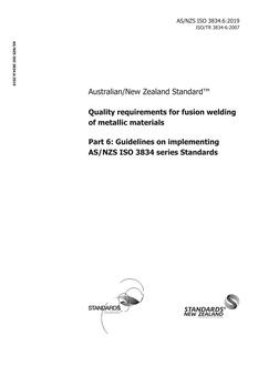 AS/NZS ISO 3834.6 PDF