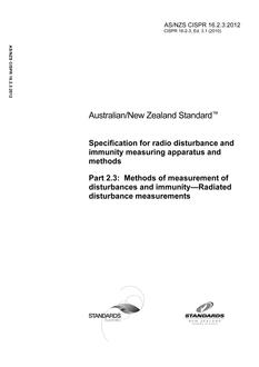 AS/NZS CISPR 16.2.3:2012 PDF