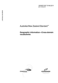 AS/NZS ISO 19146:2011 PDF