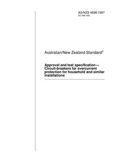 AS/NZS 4898:1997 PDF