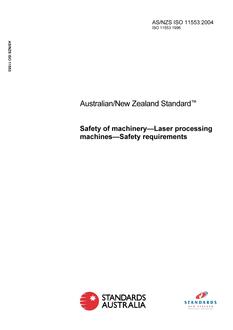 AS/NZS ISO 11553 PDF