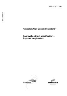 AS/NZS 3117:2007 PDF