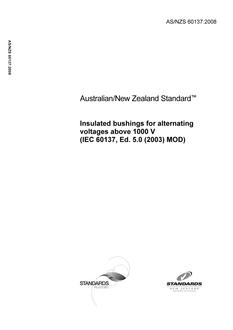 AS/NZS 60137:2008 PDF