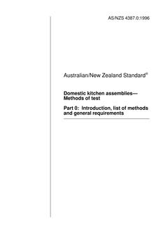 AS/NZS 4387.0 PDF