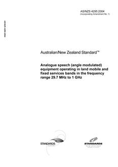 AS/NZS 4295:2004 PDF