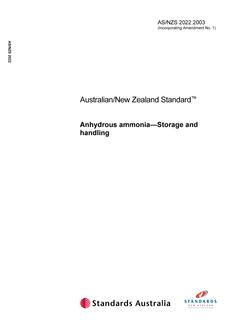 AS/NZS 2022 PDF