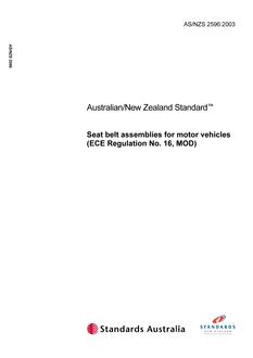 AS/NZS 2596:2003 PDF