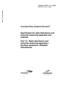 AS/NZS CISPR 16.1.4:2009 PDF