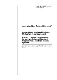 AS/NZS 3200.1.4 PDF