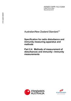 AS/NZS CISPR 16.2.4 PDF