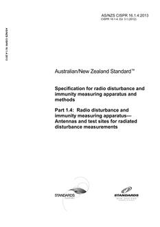 AS/NZS CISPR 16.1.4:2013 PDF