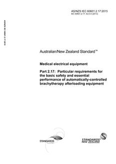 AS/NZS IEC 60601.2.17 PDF