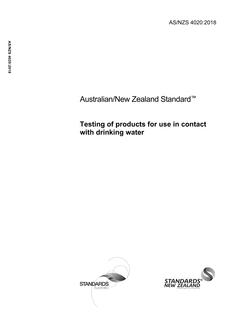 AS/NZS 4020 PDF