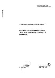 AS/NZS 3100:2017 PDF