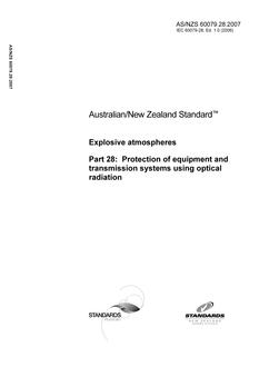 AS/NZS 60079.28:2007 PDF