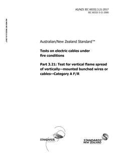 AS/NZS IEC 60332.3.21:2017 PDF