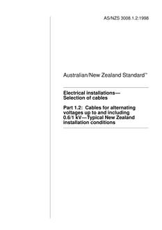 AS/NZS 3008.1.2:1998 PDF