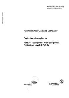 AS/NZS 60079.26 PDF