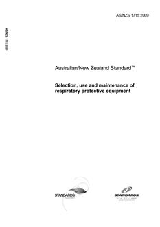 AS/NZS 1715 PDF