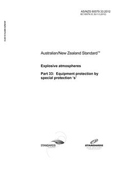 AS/NZS 60079.33 PDF