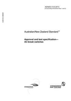 AS/NZS 3133:2013 PDF