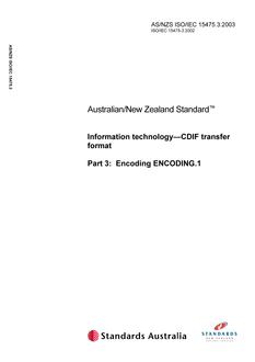 AS/NZS ISO/IEC 15475.3 PDF