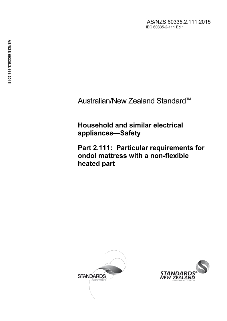 AS/NZS 60335.2.111 PDF